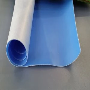 Heat Transfer Blue High Elastic Silicone Rubbber Cloth