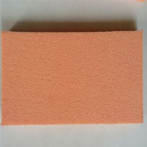 Orange Open Cell Natural Rubbber Sponge Foam Pad